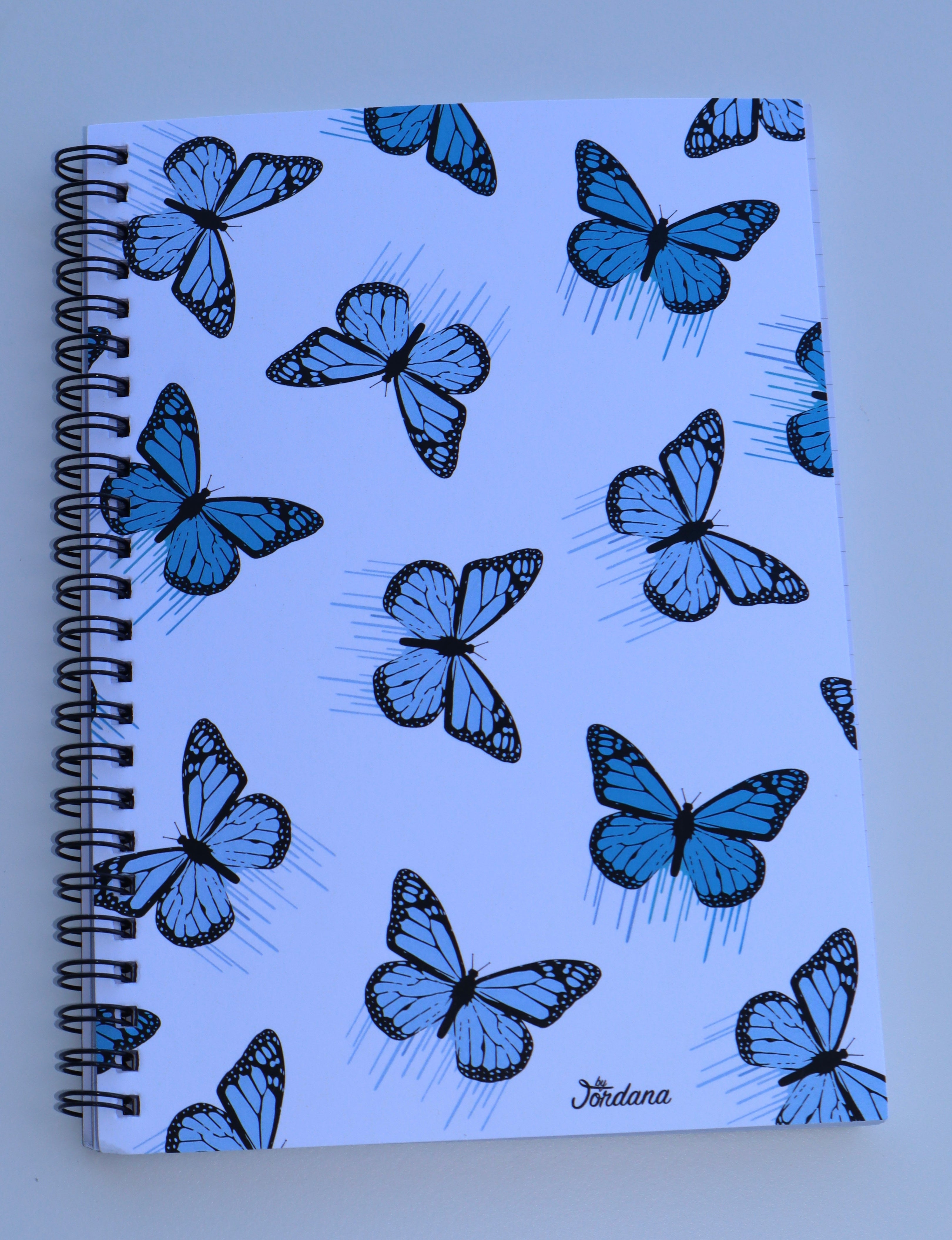 Adult Coloring Book Style Butterfly  Spiral Notebook for Sale by  PingvinStudioz